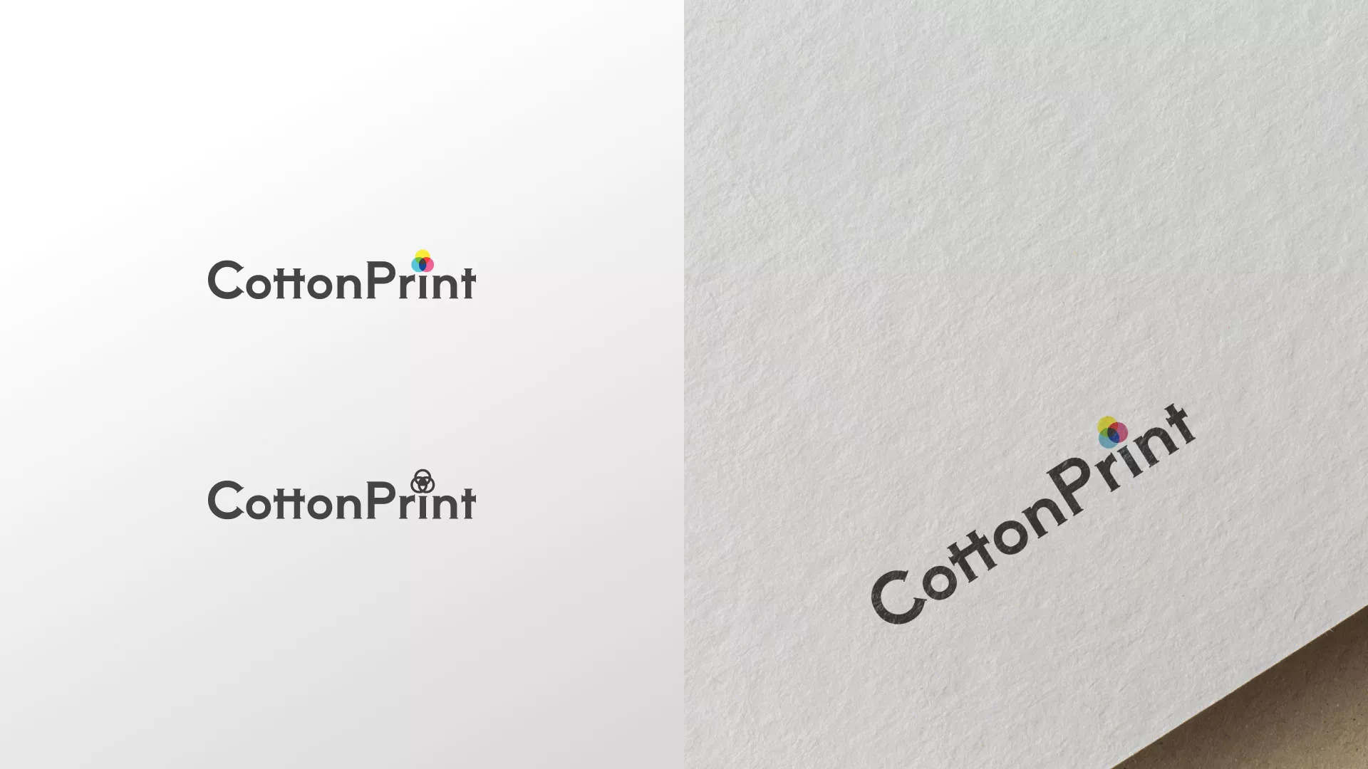 Создание логотипа компании «CottonPrint» в Трёхгорном